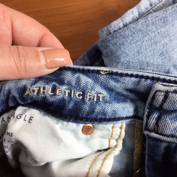 Mens American Eagle AirFlex Athletic Fit Distressed Jeans 30/34 - Picture 7 of 7